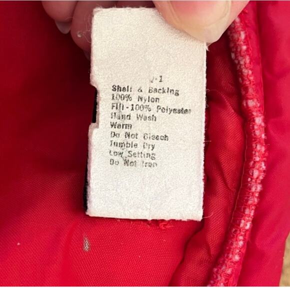 Vintage Harley Davidson AMF Puffer Coat Men M Red Owner Group Patch 70s USA Made - Picture 9 of 16